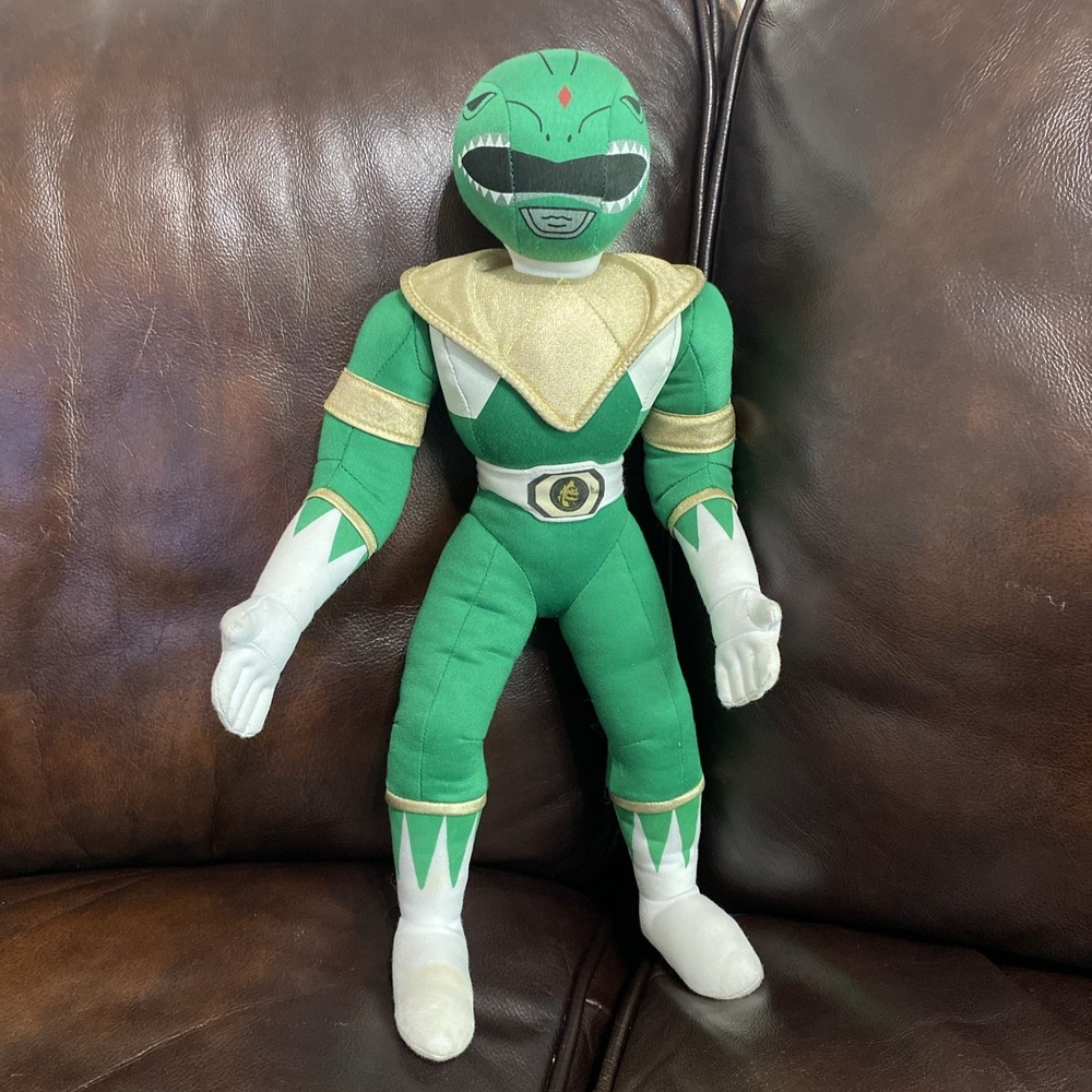 Vintage Mighty Morphin Power Rangers 1994 Plush Green Ranger Tommy 17"